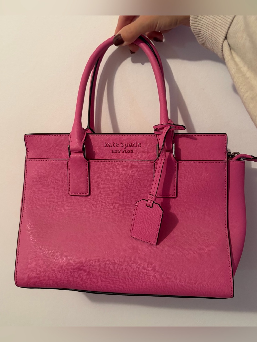 kate spade Hot Pink Leather Satchel